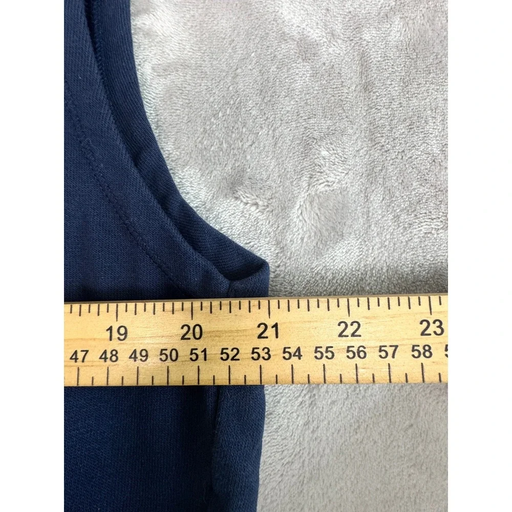 Jordan‎ Marauders Lacrosse Sleeveless Hoodie Mens M Blue Pullover
